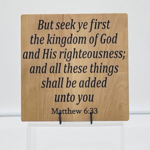 Seek Ye First