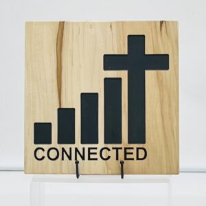 Connected with cross